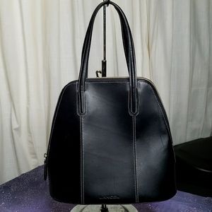 Lancel Dome leather satchel bag